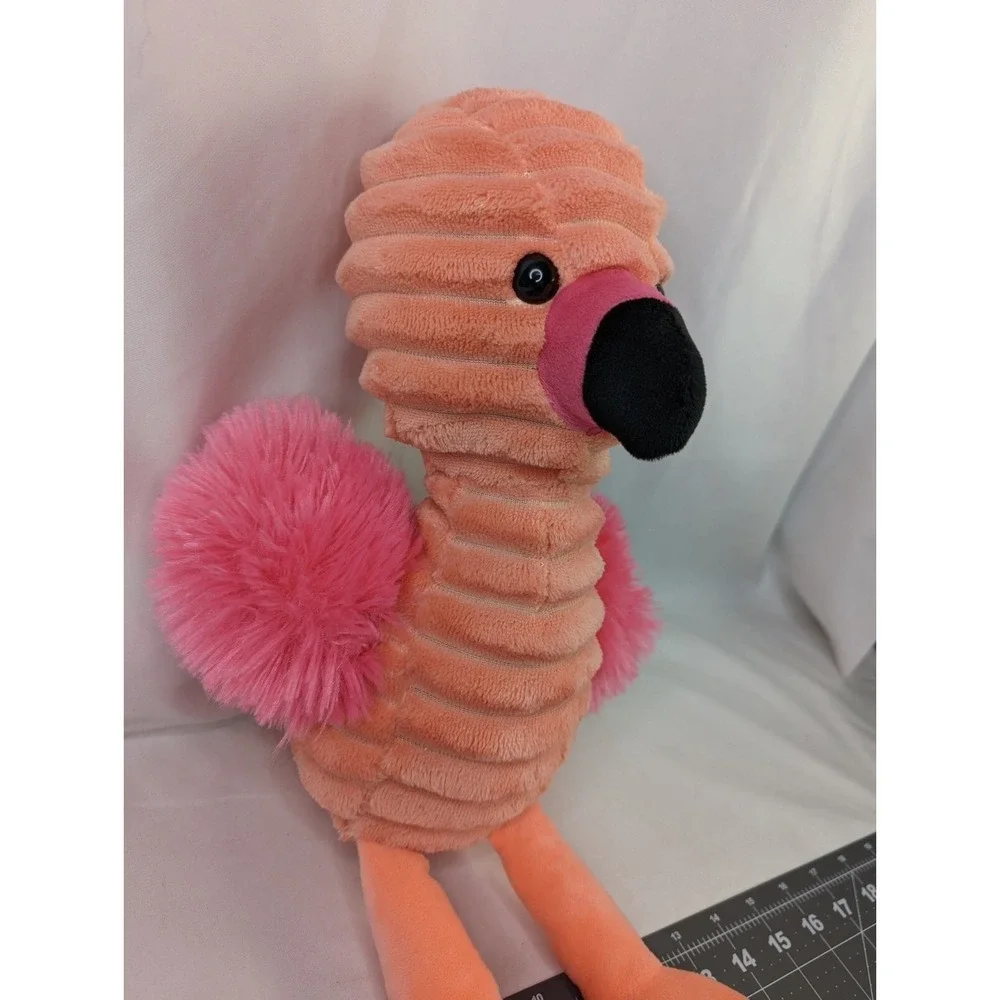 Kellytoy Flamingo Bird Plush 16 Inch Orange Pink 2018 Stuffed‎ Animal Toy